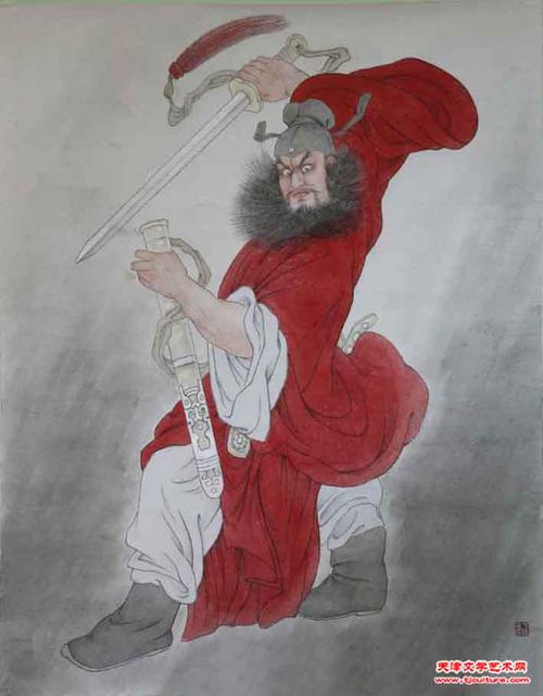于栋华绘钟馗伏魔(图)