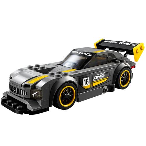 拼装组装跑车积木 gt3 amg 梅赛德斯奔驰 75877 乐高积木超级赛车系列