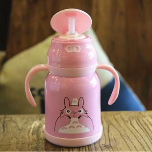 保温杯带吸管女宝宝吸管杯儿童水杯幼儿喝水杯子防摔幼儿园学饮杯