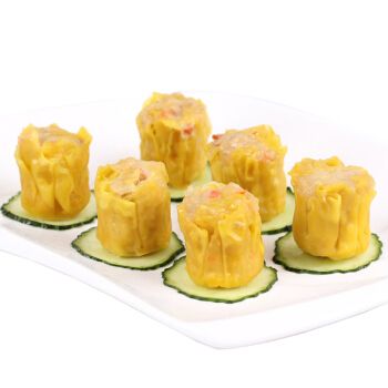 雄丰翡翠干蒸烧卖500g猪肉速冻食品广式早茶点心美味小吃