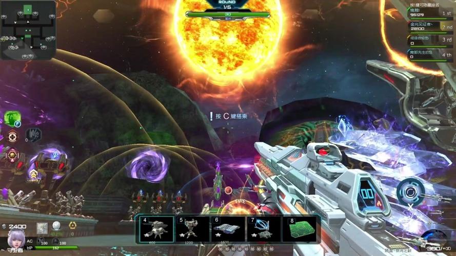 【逆战】陨星套塔防无限v太阳演示,全自动无限v
