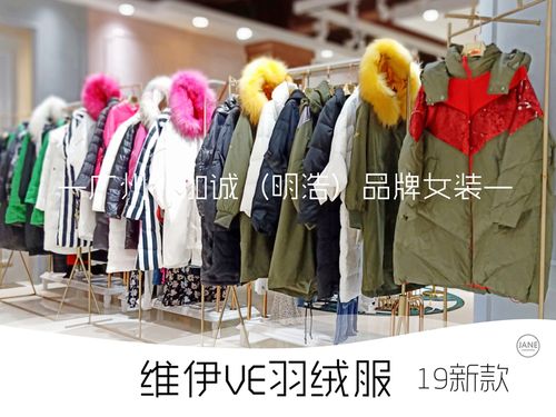 欧美版型时尚品牌羽绒服维伊19款冬女装折扣店一手货源