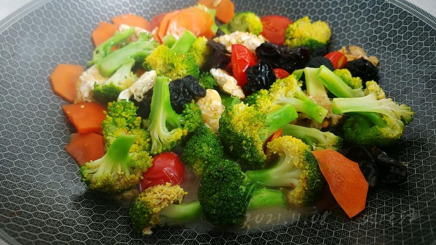 虾油煎蛋什锦菜