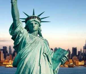 美国自由女神头像图片