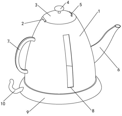 一种家用防漏电的电热水壶的制作方法