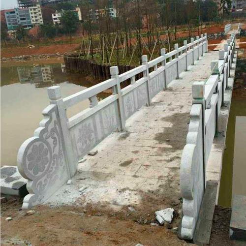 花岗石河堤护栏 花岗岩栏杆 花岗岩石材护栏雕刻厂家
