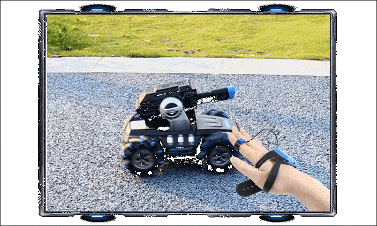 特种装甲突击车坦克玩具车超大型对战遥控玩具水弹车四驱可发射手表