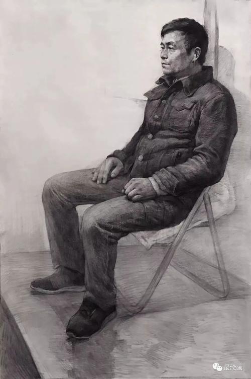 优秀的素描全身像