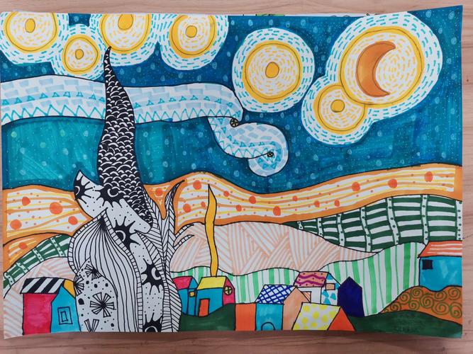 "美好家园,幸福生活,畅想未来"惠民县第二实验学校美术绘画比赛纪实