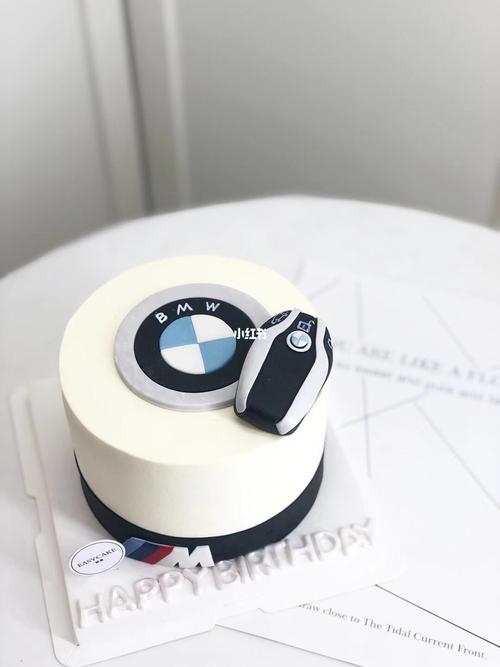 宝马汽车蛋糕|半翻糖奶油蛋糕_蛋糕_easy·cake绒意烘焙自由行热门