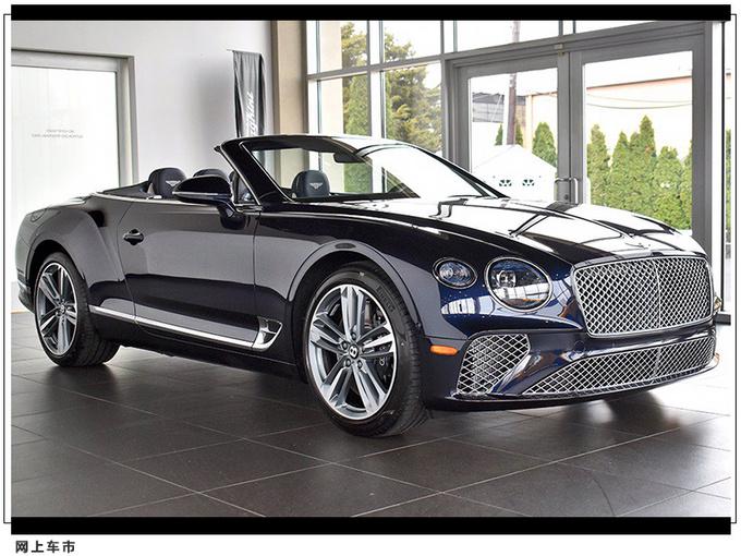 宾利欧陆gt敞篷版到店实拍搭40t配软顶布蓬