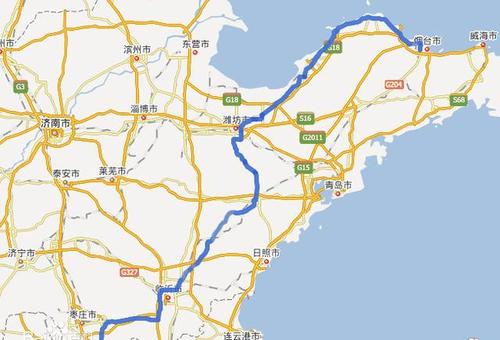 206国道为国家骨干公路,始于山东省威海市(规划),途经江苏,安徽,江西