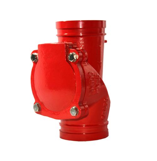 沟槽过滤器 g81x y型管道水过滤器 球墨铸铁工业管式沟槽过滤器