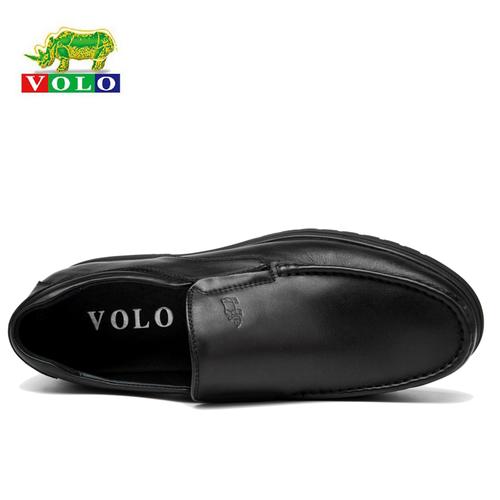 volo/犀牛加大号男鞋商务正装休闲加肥加大码男士皮鞋