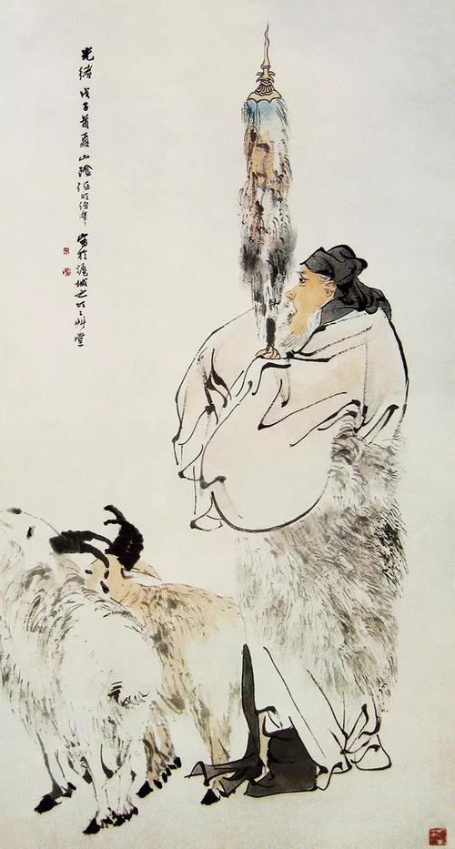 首先,任伯年能将"写真"与"写意"这两种艺术手法很好地结合起来.