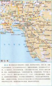 澳大利亚墨尔本地图