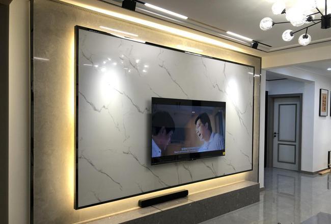 第一次装修一共花了15万完工做了电视墙选择智能家居很喜欢