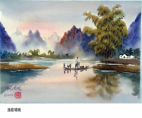 青带碧簮诗情里 淡妆浓抹画意中—— 张超文水彩画作品介绍