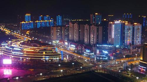 西充县城的夜景,好看