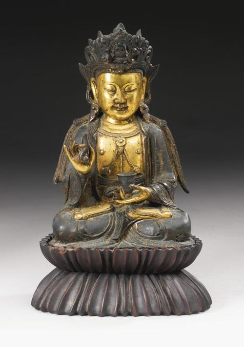 明清金铜观音菩萨造像欣赏