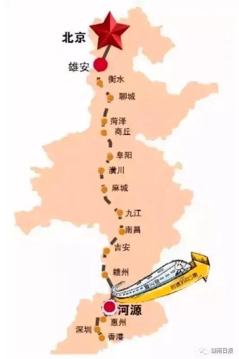 国家规划高铁串联京津冀长三角中原成渝华中珠三角等地