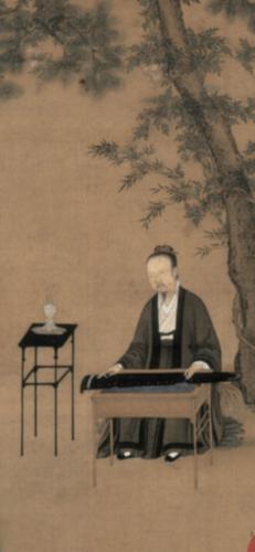 宋 赵佶 听琴图