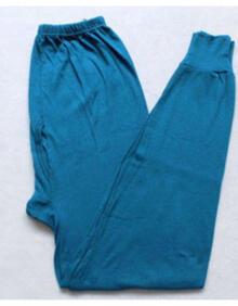 天天特价2018男士纯棉保暖秋裤 宽松舒适线裤衬裤加肥加大 青蓝色 一
