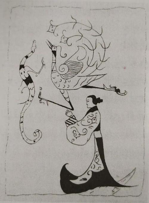 人物龙凤帛画|古人豁达的生死观