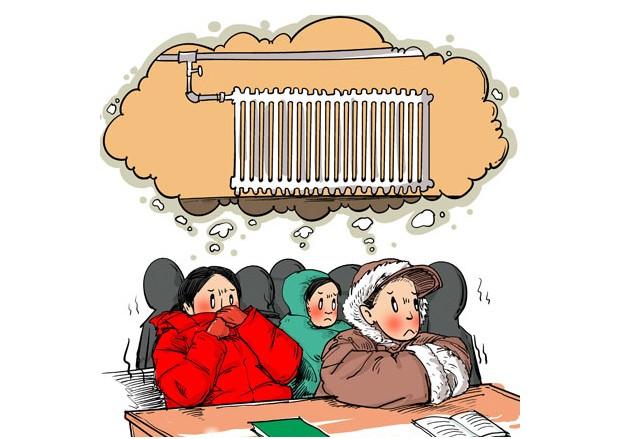 差异二:待到北方供暖时,北方热的穿短袖,南方冷的钻被窝