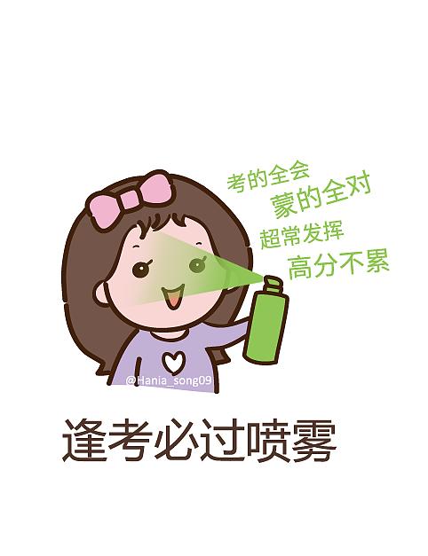 网络流行的高分喷雾,我也画一组 - 原创作品 - 站酷