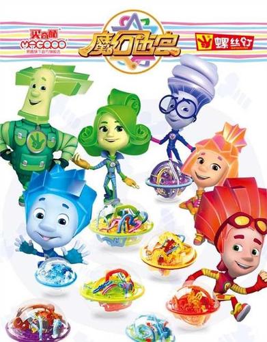 热卖螺丝钉动画片小诺小西万能包创意拼装过家家螺丝螺母拆装组合玩具