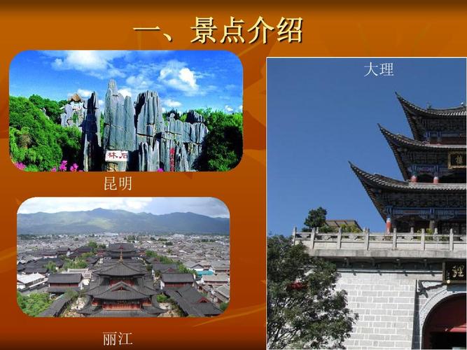 一,景点介绍 大理 昆明 丽江