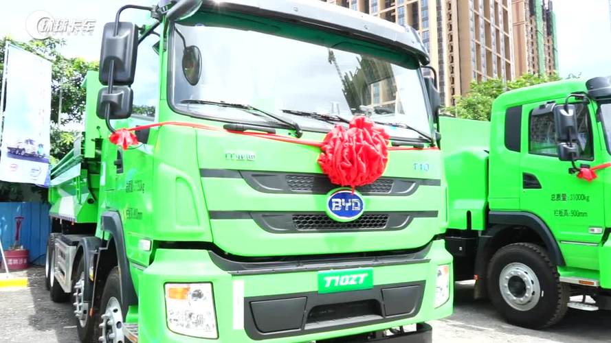 全球首批比亚迪纯电动智能泥头车开启规模化示范运营