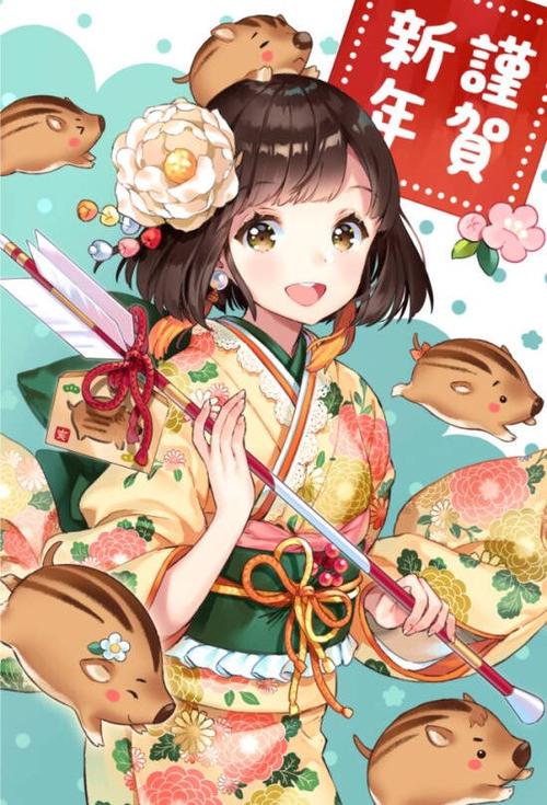 人物绘画,超可爱的日系卡通动漫女孩