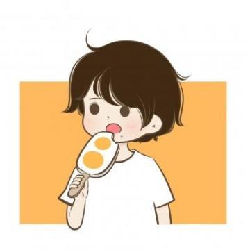 2020微信卡通情侣头像呆萌一对 我的仙女证遗忘在天上