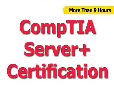 comptia server  video training tutorials cbt 9  hours