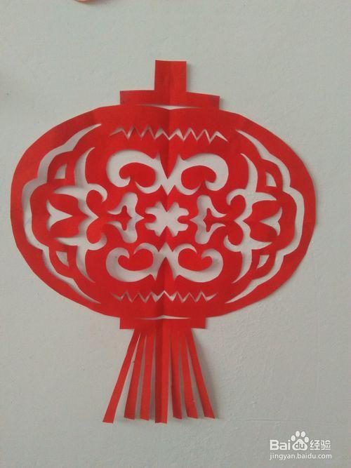 剪纸灯笼图片简单的又漂亮