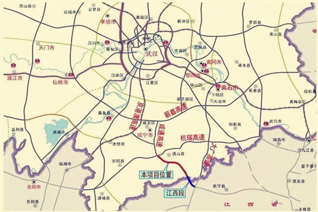 湖北在建一条高速对接江西全长约69公里总投资约100亿元