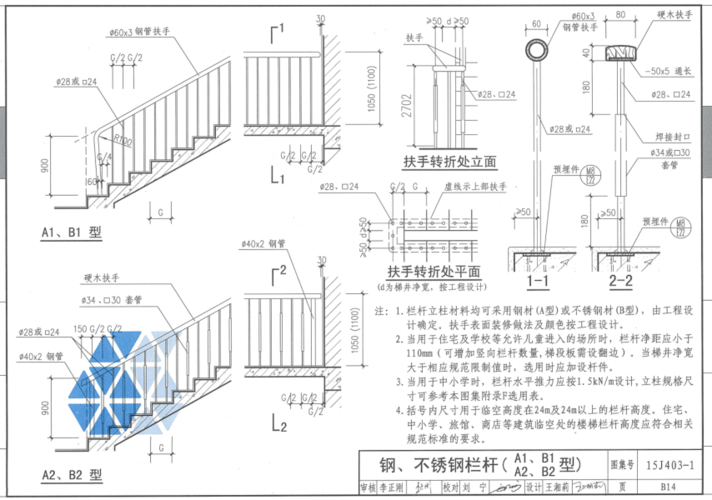 表示详图集15j403-1的b14页大样b1