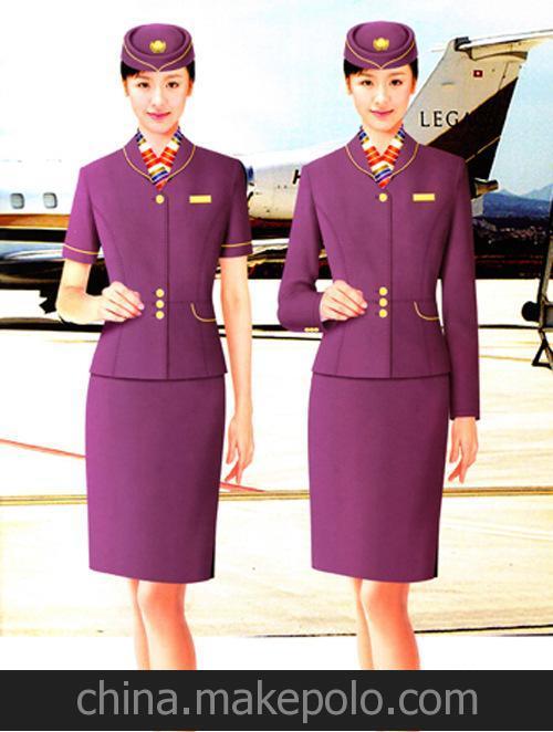 上海航空制服加工厂 西服套裙 地铁制服套装 女士制服