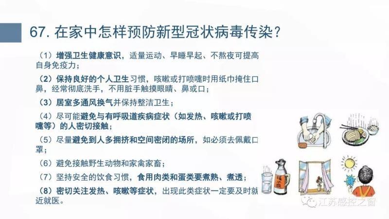 预防新型冠状病毒知识点