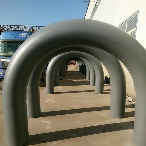 现货dn100镀锌穿线弯头 加工定制碳钢90度穿线大弧弯管sc150