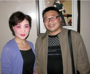 与孔素红女士合影