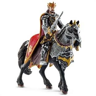 schleich 思乐 骑士系列 骑马的龙骑士国王 s7