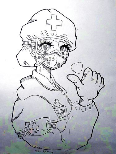 《350白衣天使》陈均昊  六年级  石岐实验小学