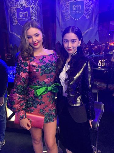 还有漂亮的angelababy,可儿很高兴见到你!