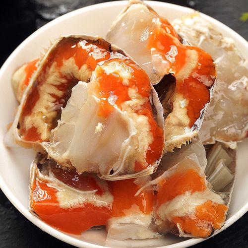 宁波特产舟山咸蟹红膏呛蟹醉蟹韩国酱母蟹生腌螃蟹蟹糊炝蟹梭子蟹