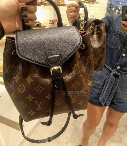 lv双肩包路易斯登montsouris女士时尚休闲bb双肩包m45516价格尺寸上身