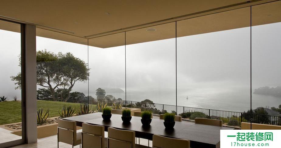 无框玻璃窗装修图装修效果图