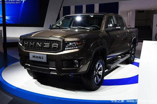 黄海n3 2017款 至尊版 2.5t 柴油 129马力 两驱 双排皮卡